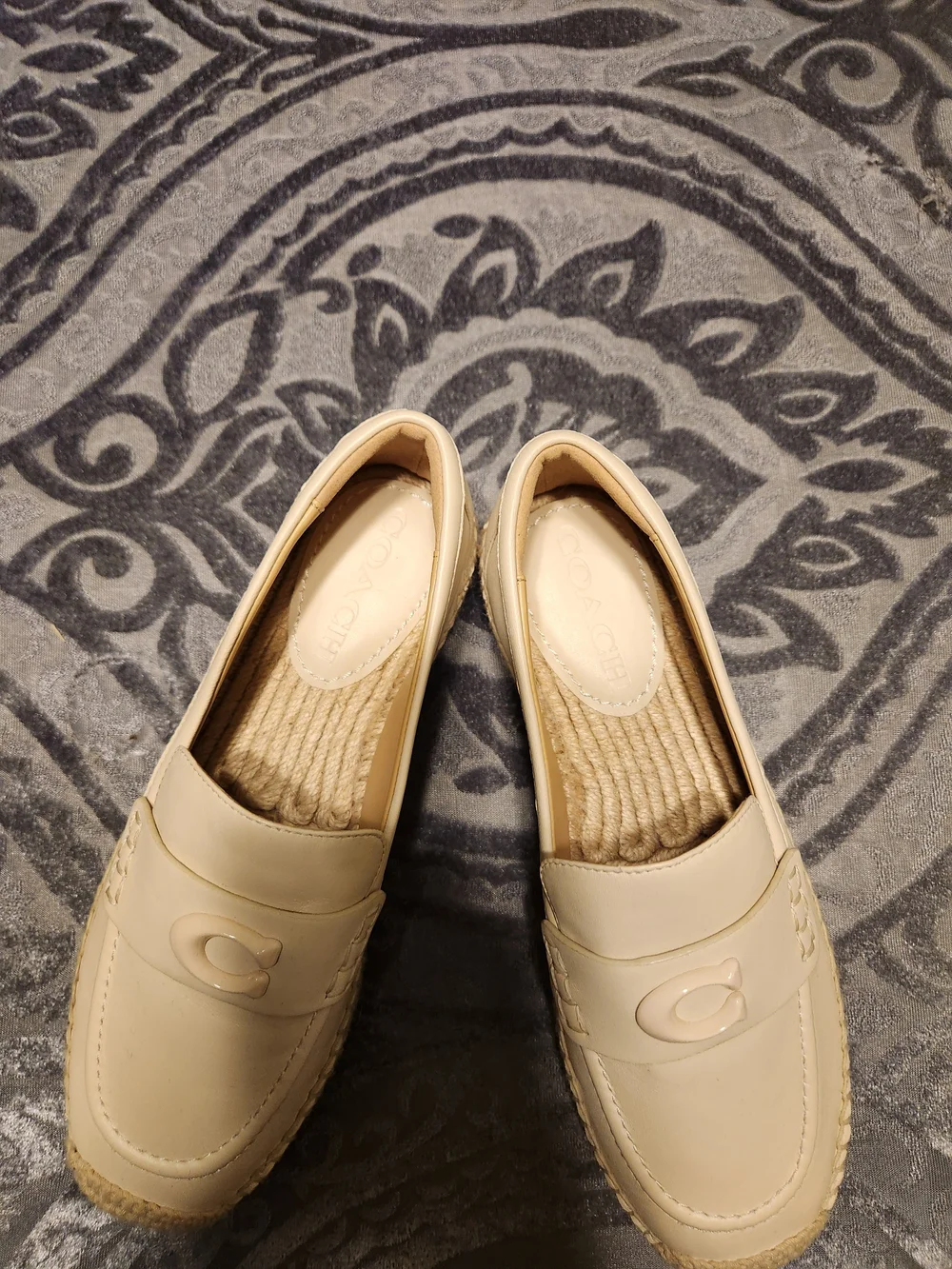 Coach slip loafers